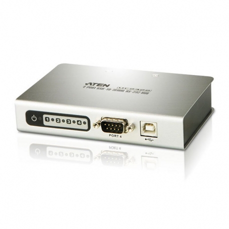 هاب 4 پورت USB to RS-232 آتن مدل ATEN UC2324
