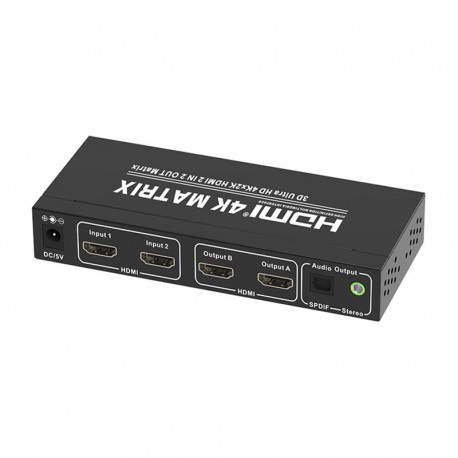 ماتریکس سوئیچ 2 در 2 HDMI تی سی تی TCT TC-HMX-22