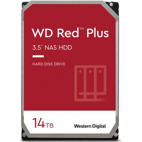هارددیسک اینترنال وسترن دیجیتال مدل Red Plus WD140EFGX ظرفیت 14 ترابایت