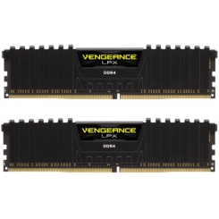 رم دسکتاپ DDR4 دو کاناله 3200 مگاهرتز کورسیر مدل Vengeance LPX ظرفیت 64 گیگابایت