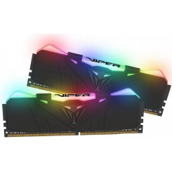رم دسکتاپ DDR4 دو کاناله 3600 مگاهرتز پاتریوت مدل VIPER RGB ظرفیت 16 گیگابایت