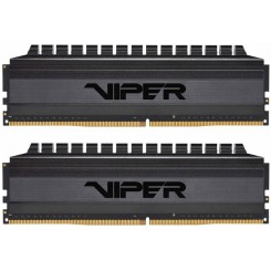 رم دسکتاپ DDR4 دو کاناله 4133 مگاهرتز پاتریوت مدل VIPER 4 BLACKOUT ظرفیت 16 گیگابایت