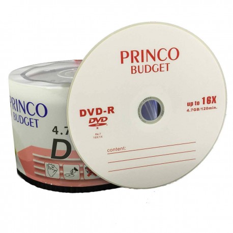 دی وی دی خام پرینکو بسته 50 عددی Princo