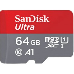 کارت حافظه microSDXC سن دیسک Ultra A1 ظرفیت 64 گیگابایت