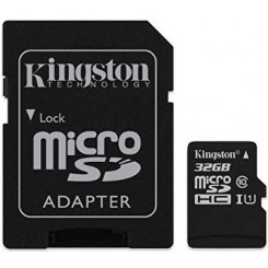کارت حافظه microSDHC کینگستون کلاس 10 استاندارد UHC-I U1 سرعت 100MBps ظرفیت 32 گیگابایت