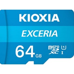 کارت حافظه‌ microSDHC کیوکسیا مدل EXCERIA کلاس 10 استاندارد UHS-I U1 سرعت 100MBps ظرفیت 64 گیگابایت