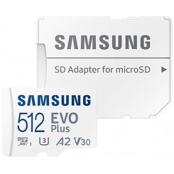 کارت حافظه microSDXC سامسونگ Evo Plus A1 V30 ظرفیت 512 گیگابایت
