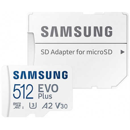 کارت حافظه microSDXC سامسونگ مدل Evo Plus A1 V10 کلاس 10 استاندارد UHS-I U3 سرعت 130MBps ظرفیت 512 گیگابایت