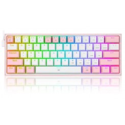 کیبورد مکانیکال ردراگون REDRAGON K617 FIZZ RGB White Pink