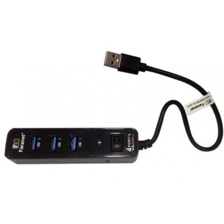 هاب 4 پورت USB 3.0 همراه آداپتور فرانت FN-U3H403S