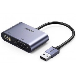 تبدیل USB 3.0 به HDMI و VGA یوگرین 20518 Ugreen CM