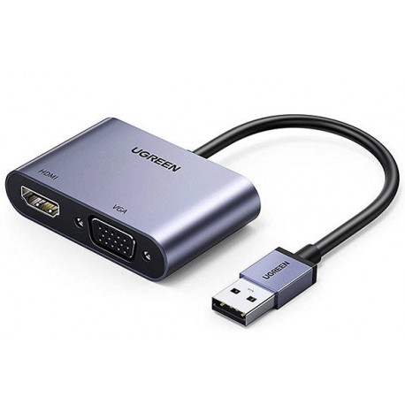 تبدیل USB 3.0 به HDMI و VGA یوگرین 20518 Ugreen CM449
