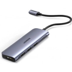 هاب 3 پورت Type C به 3.0 USB یوگرین Ugreen CM136