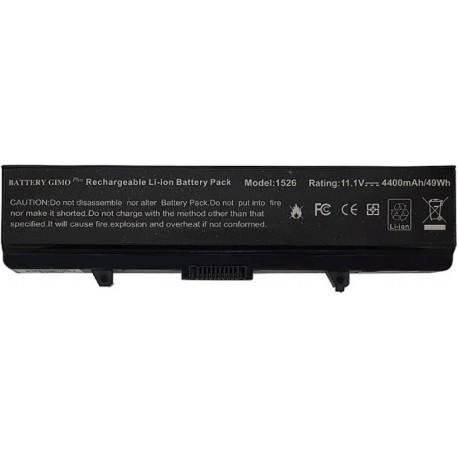 باتری لپ تاپ دل Battery Dell Inspiron 1525 6Cell Gimo Plus-49Wh