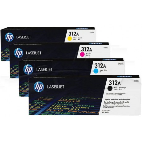 کارتریج اچ پی ست چهار رنگ HP 312A