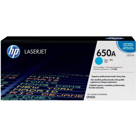 کارتریج رنگی اچ پی رنگ آبی HP 650A