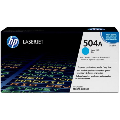 کارتریج رنگی اچ پی رنگ آبی HP 504A