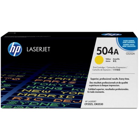 کارتریج رنگی اچ پی رنگ زرد HP 504A