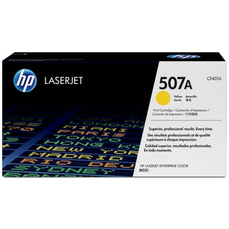 کارتریج رنگی اچ پی رنگ زرد HP 507A