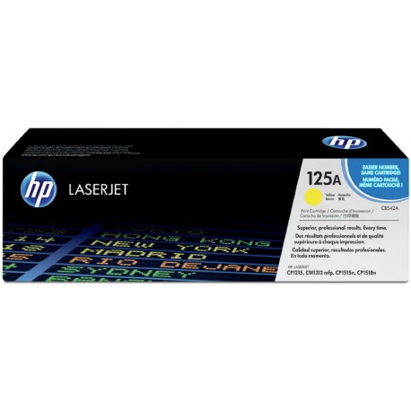 کارتریج رنگی اچ پی رنگ زرد HP 125A