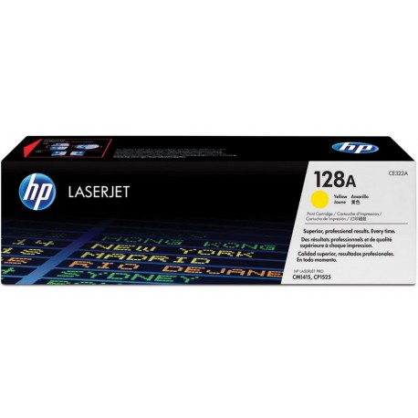 کارتریج رنگی اچ پی رنگ زرد HP 128A