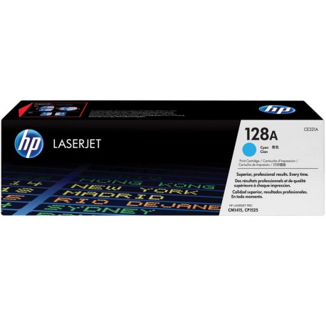 کارتریج رنگی اچ پی رنگ آبی HP 128A