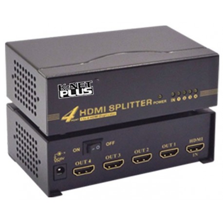 اسپلیتر 4 پورت HDMI کی نت پلاس Knet Plus KP-S644