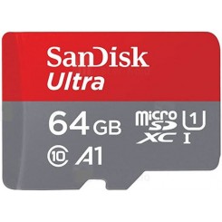 کارت حافظه میکرو اس دی 64 گیگابایت SanDisk C10 U1 A1 S 653X 140MB Full HD