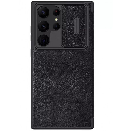 کیف چرمی نیلکین سامسونگ Samsung Galaxy S23 Ultra Nillkin Qin Pro Leather Case دارای محافظ دوربین