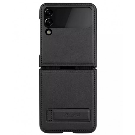 کیف چرمی نیلکین سامسونگ Samsung Galaxy Z Flip 4 Nillkin Qin Leather Case دارای محافظ دوربین