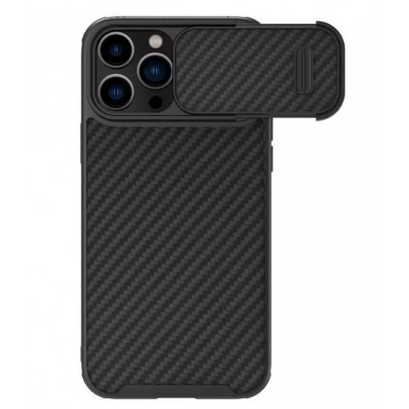 قاب فیبر کربنی نیلکین Apple iPhone 14 Pro Max Nillkin Synthetic fiber S carbon fiber دارای محافظ لنز