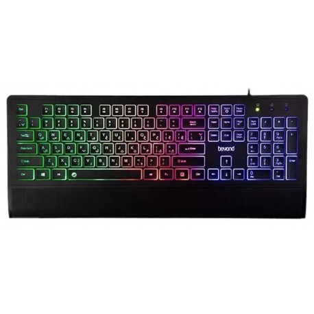 کیبورد باسیم بیاند Beyond BK-7210RGB با حروف فارسی