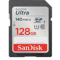 کارت حافظه SDXC سن دیسک Ultra کلاس 10 استاندارد UHS-I U1 سرعت 140MBps ظرفیت 128 گیگابایت
