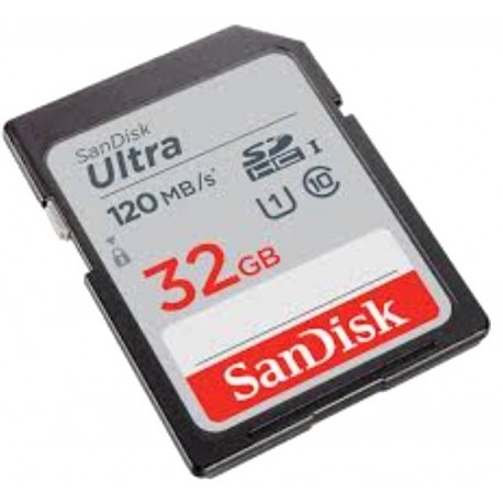 کارت حافظه SDXC سن دیسک Ultra کلاس 10 استاندارد UHS-I U1 سرعت 120MBps ظرفیت 32 گیگابایت