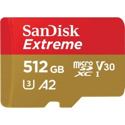 کارت حافظه microSDXC سن دیسک 512 گیگابایت Sandisk Extreme