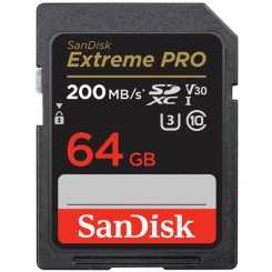 کارت حافظه SDXC سن دیسک Extreme Pro V30 ظرفیت 64 گیگابایت