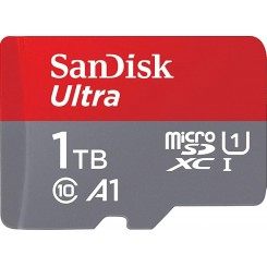 کارت حافظه microSDXC مدل Ultra کلاس 10 استاندارد UHS-I A1 سرعت 150MBps ظرفیت یک ترابایت