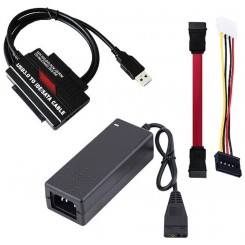 تبدیل USB 3.0 به SATA کی نت Knet K-COU30IDE همراه آداپتور