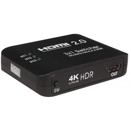 سوئیچ 3 پورت HDMI با ریموت کنترل کی نت پلاس KP-SWHD2003