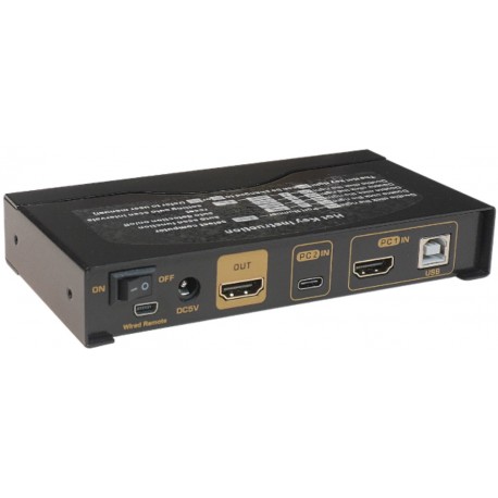 کی وی ام سوئیچ 2 پورت Type C و HDMI اتوماتیک همراه کابل کی نت پلاس KP-SWKCHD02