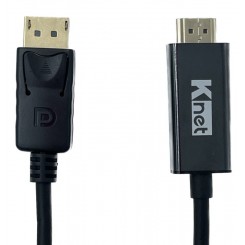 کابل DisplayPort به HDMI کی نت 1.5 متری Knet K-CODP2HD15