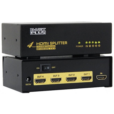 اسپلیتر 4 پورت HDMI کی نت پلاس Knet Plus KP-SPHD1404