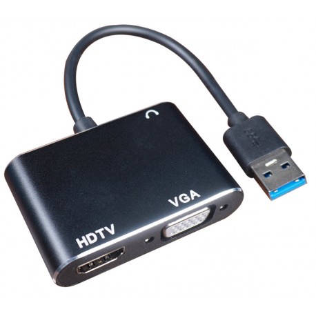 تبدیل USB 3.0 به HDMI کی نت Knet K-COUA30HV