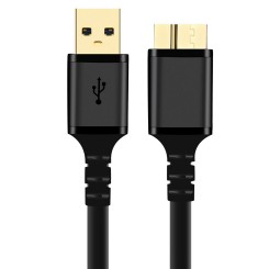 کابل Micro USB 3.0 کی نت پلاس 0.6 متری Knet Plus KP-CUAMHDD06