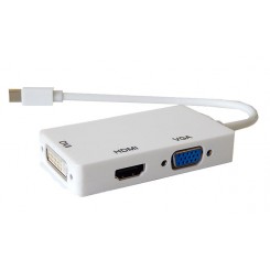 تبدیل Mini DisplayPort به DVI HDMI VGA وی نت Vnet V-COMDP2HDV