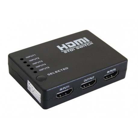سوئیچ 5 پورت HDMI وی نت Vnet V-SWHD1405 به همراه ریموت کنترل