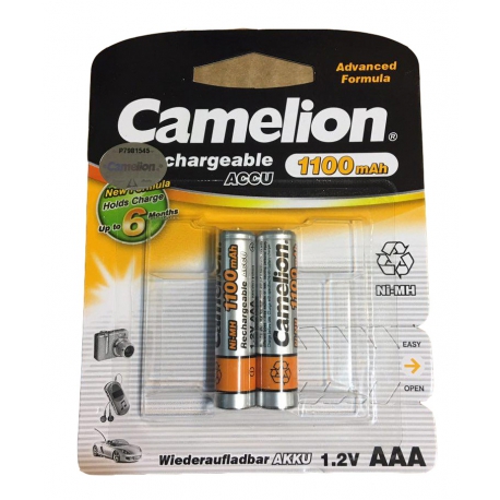 باتری قابل شارژ نیم قلمی 1100 میلی آمپر کملیون (بدون شارژ اولیه)
