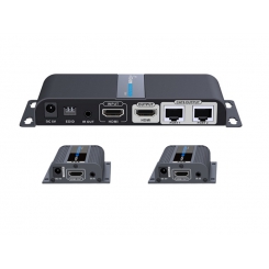 HDMI Extender And Splitter 1 to 2 Lenkeng LKV712PRO