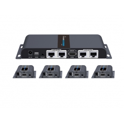 توسعه دهنده و تکرارکننده 1به 4 HDMI لنکنگ LKV714PRO
