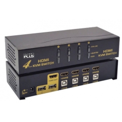 کی وی ام سوئیچ 4 پورت HDMI اتوماتیک کی نت پلاس KP-H624